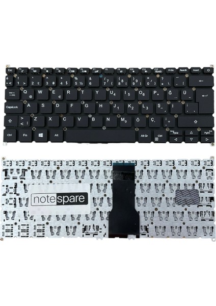 Acer ile Uyumlu Swift 3 SF314-54 NX.GXZEY.005 Notebook Klavye Siyah Versiyon 1