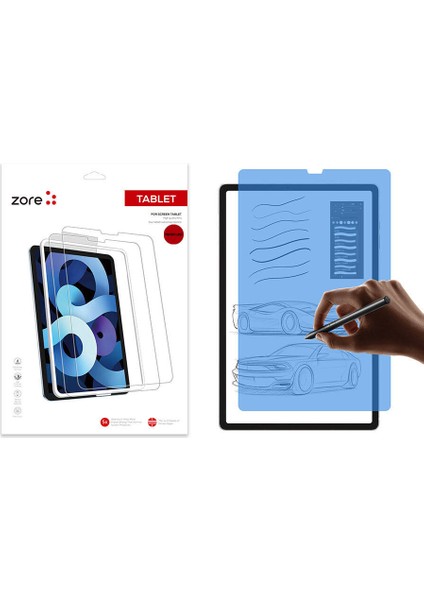 Samsung Galaxy Tab A9 Uyumlu Kağıt Hisli Mat Paper-Like Ekran Koruyucu