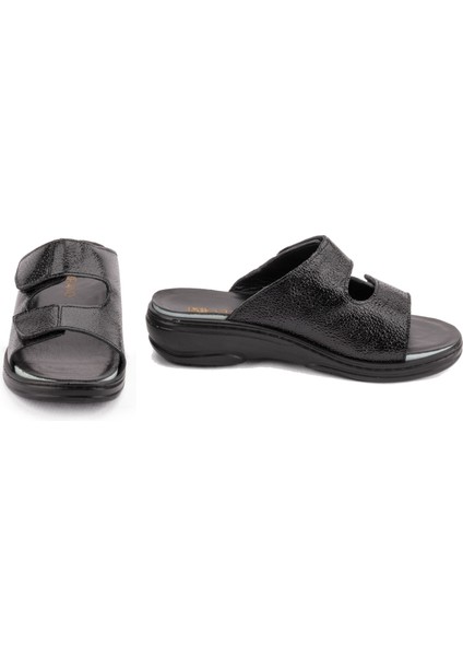 Kadın Hakiki Deri Değişebilen Tabanlıklı Anatomik Terlik modelleri