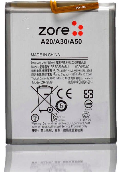 Samsung Galaxy A30 Uyumlu Tam Orjinal Batarya