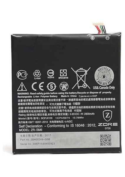 Htc Desire 728 Uyumlu Tam Orjinal Batarya