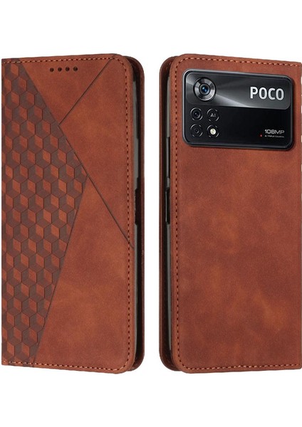 Uyumlu Xiaomi Poco X4 Pro 5g Cüzdan Kılıf (Yurt Dışından)