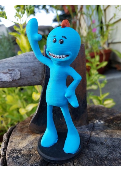 Mr. Meeseeks Figür,rick And Morty Karakter Figür 15 cm