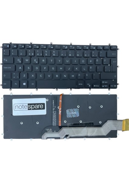 Dell ile Uyumlu Latitude 3490 N018L349014EMEA W Işıklı Klavye Siyah Tr Büyük Enter Versiyon