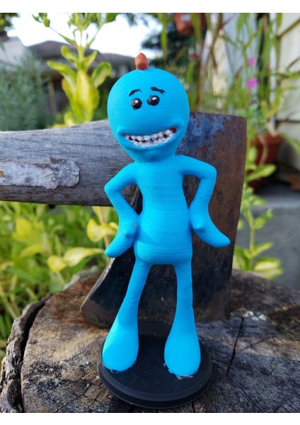 Mr. Meeseeks Figür,rick And Morty Karakter Figür 15 cm