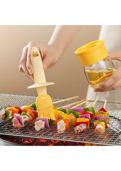 Ev Yüksek Sıcaklığa Dayanıklı Barbekü Silikon Yağı Fırça Şişesi (Yurt Dışından)