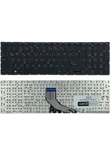 Hp ile Uyumlu Pavilion Gaming 15-EC2033NT (4G8U0EA18) Notebook Klavye Siyah Tr
