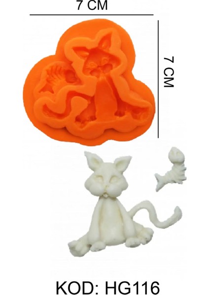 Hayvan Figürlü Gıda Silikon Kalıbı fiyatları