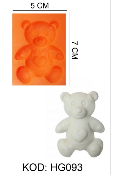 Ayıcık Figürlü Gıda Silikon Kalıbı fiyatları