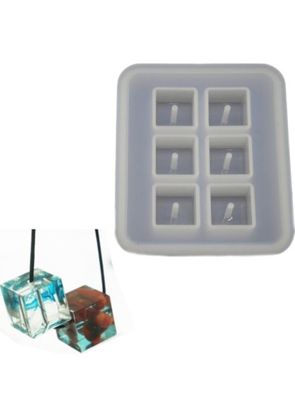Epoksi Silikon Kalıp Küp Modeli 16 mm 6 Lı fiyatları