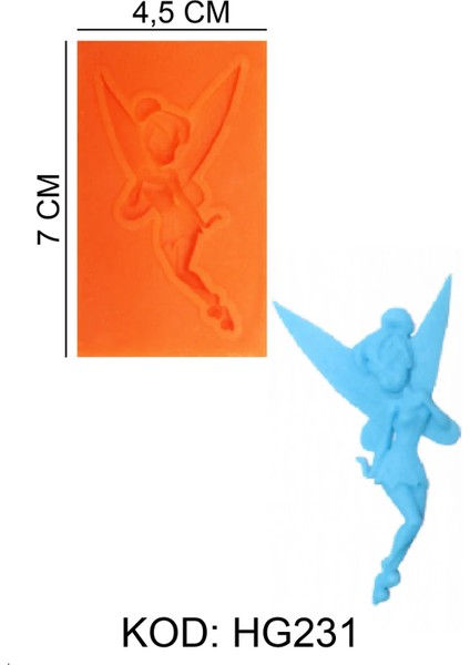 Peri Figürlü Gıda Silikon Kalıbı fiyatları