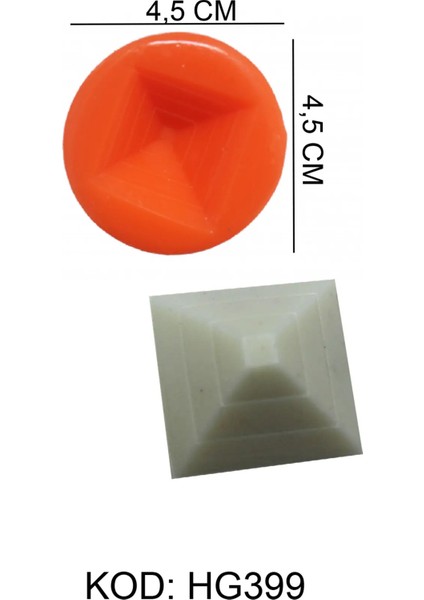 Piramit Figürlü Gıda Silikon Kalıbı