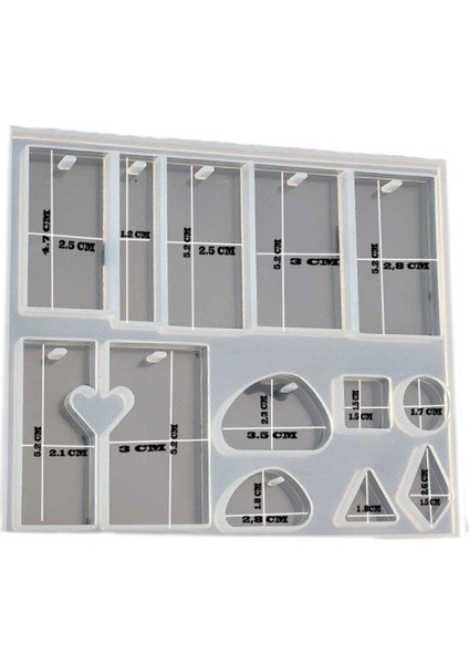 Epoksi Silikon Kalıp Çoklu Onüçlü Bitişik Kalıp 15 cm 15 fiyatları