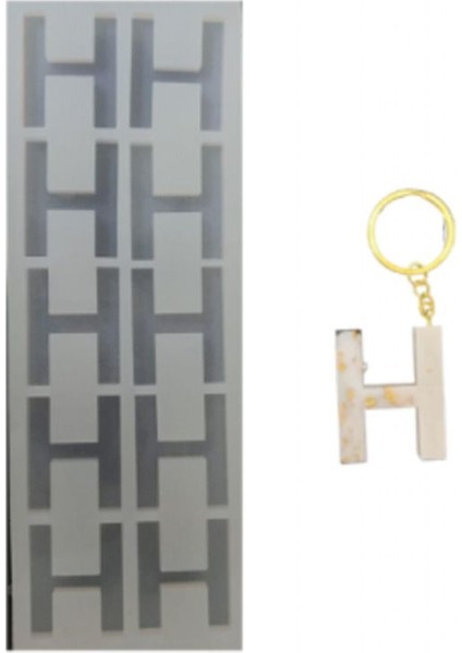 Epoksi Reçine Seri Üretim H Harf Kalıbı 10 Lu modelleri