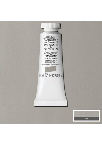 Designer's Gouache 14 ml Neutral Grey 436 S 1 modelleri