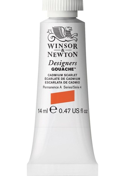 Designer's Gouache 14 ml Cadmium Scarlet 106 S 4