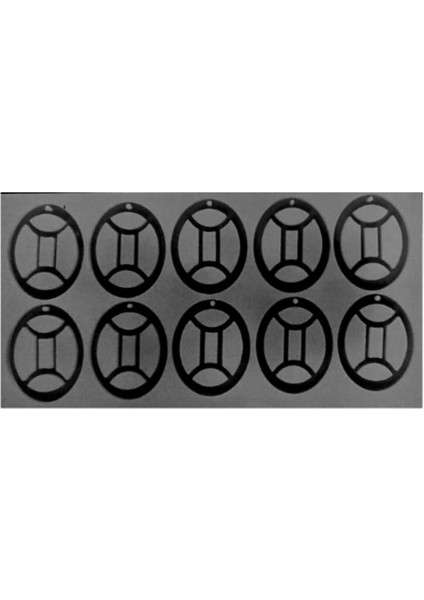 Epoksi Reçine Balık Burcu Anahtarlık Kalıbı 10 Lu fiyatları