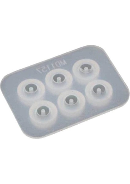 Epoksi Boncuk Şekilli Tesbih ve Bileklik Silikon Kalıp 10 mm 6 Lı
