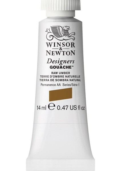 Winsor & Newton Designer's Gouache 14 ml Raw Umber 554 S 1