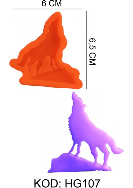 Hayvan Figürlü Gıda Silikon Kalıbı modelleri