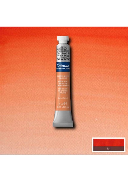 Cotman Sulu Boya 8ml Cadmium Red Pale Hue 103 modelleri