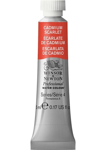 Professional Sulu Boya 5ml Cadmium Scarlet 106 S.4