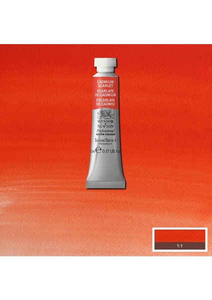 Professional Sulu Boya 5ml Cadmium Scarlet 106 S.4