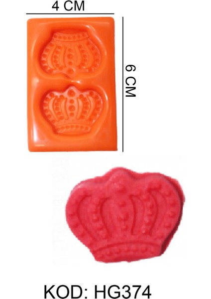 Gıda Silikon Kalıbı Kral Tac