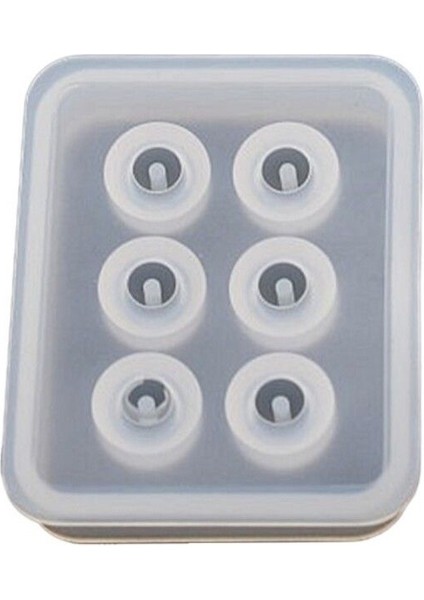 Epoksi Boncuk Şekilli Tesbih ve Bileklik Silikon Kalıp 12 mm 6 Lı