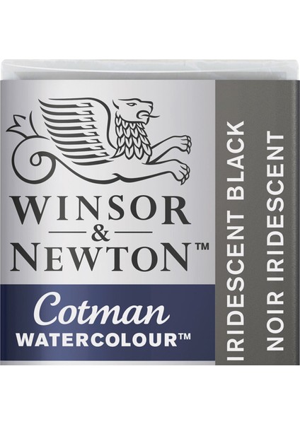 Cotman Sulu Boya Yarım Tablet Iridescent Black 473 S.2