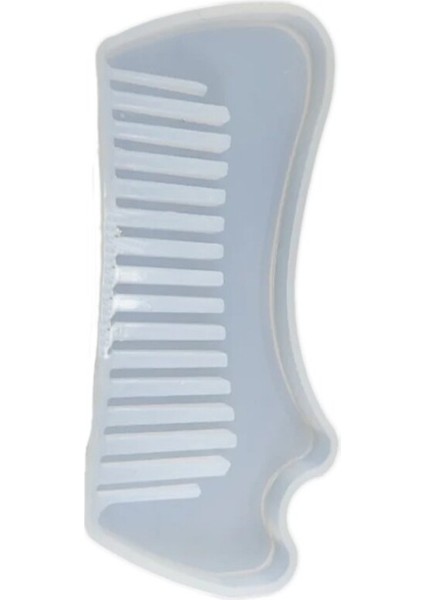 Epoksi Silikon Kalıp Dalgalı Tarak Kalıbı 13 cm