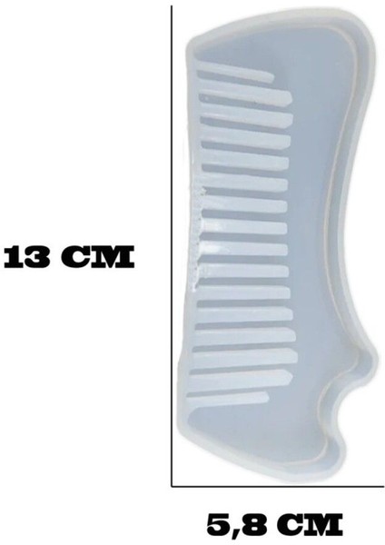 Epoksi Silikon Kalıp Dalgalı Tarak Kalıbı 13 cm fiyatları