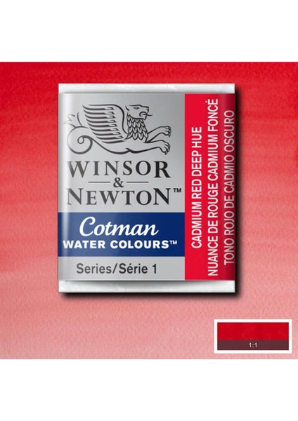 Sulu Boya Yarım Tablet Cadmium Red Deep Hue 098 modelleri