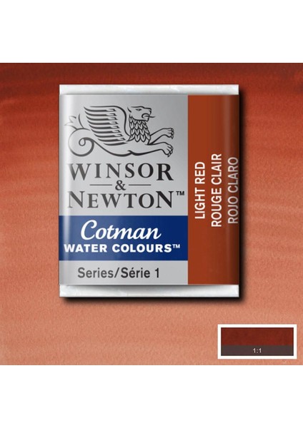 Cotman Sulu Boya Yarım Tablet Light Red 362 modelleri