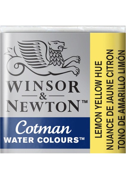 Cotman Sulu Boya Yarım Tablet Lemon Yellow Hue 346