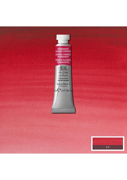 Professional Sulu Boya 5ml Permanent Alizarin Crimson 466 S.3 modelleri