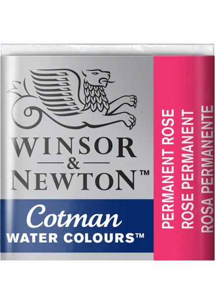 Sulu Boya Yarım Tablet Permanent Rose 502