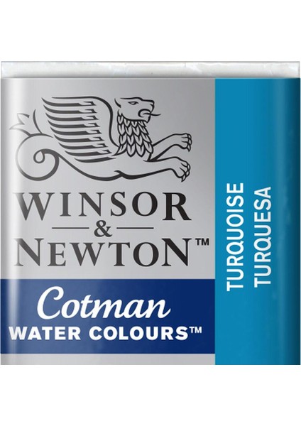 Cotman Sulu Boya Yarım Tablet Turquoise 654