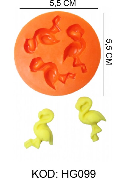Hayvan Figürlü Gıda Silikon Kalıbı