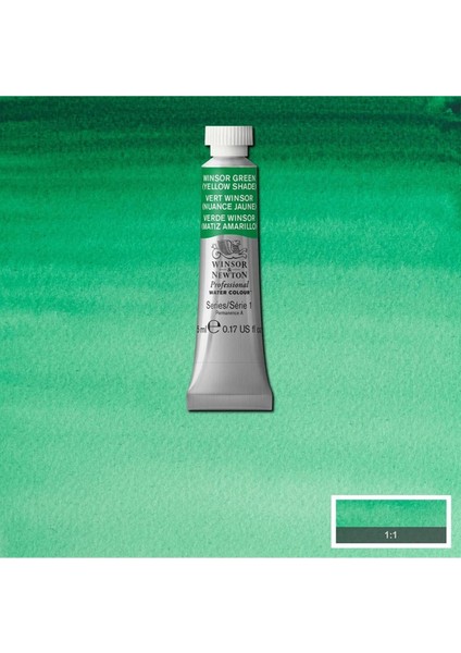 Professional Sulu Boya 5ml Winsor Green (Yellow S) 721 S.1 modelleri