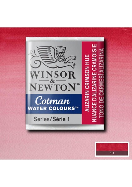 Cotman Sulu Boya Yarım Tablet Alizarin Crimson Hue 003