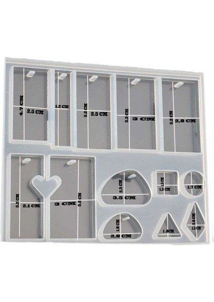 Epoksi Silikon Kalıp Çoklu Onüçlü Bitişik Kalıp 15 cm 15 fiyatları