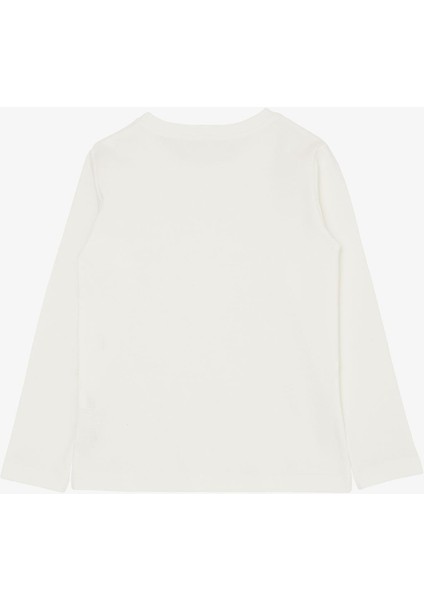 Erkek Çocuk Uzun Kollu Tişört Basic 9-14 Yaş, Ekru fiyatları