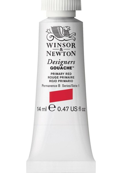 Winsor & Newton Designer's Gouache 14 ml Primary Red 524 S 1