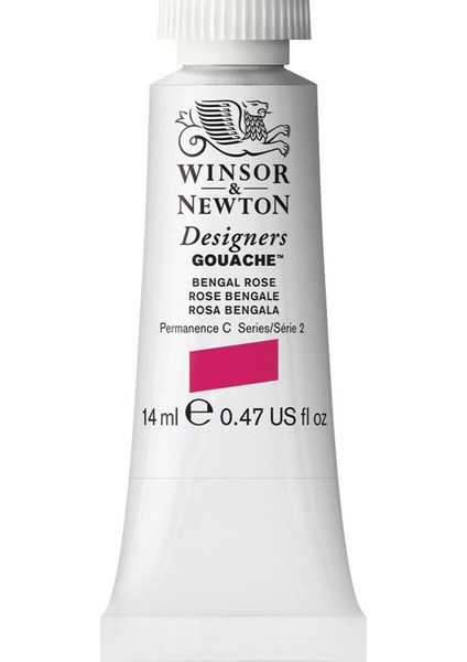 Winsor & Newton Designer's Gouache 14 ml Bengal Rose 028 S 2