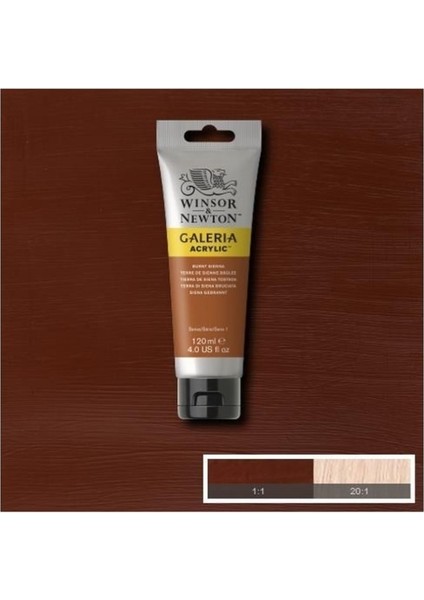 Galeria Akrilik Boya 120 ml 074 Burnt Sienna