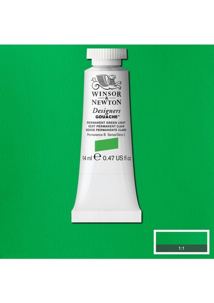 Designer's Gouache 14ML Permanent Green Light 483 S.2 modelleri