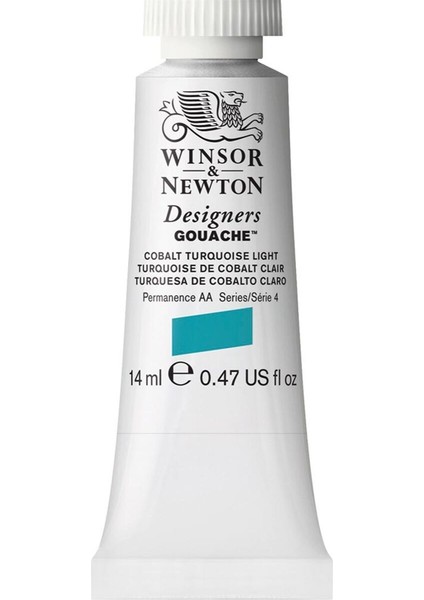 Designer's Gouache 14 ml Cobalt Turquoise Light 191 S 4