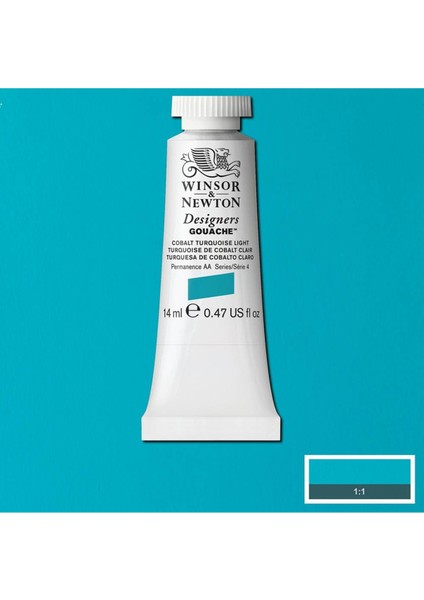 Designer's Gouache 14 ml Cobalt Turquoise Light 191 S 4 modelleri
