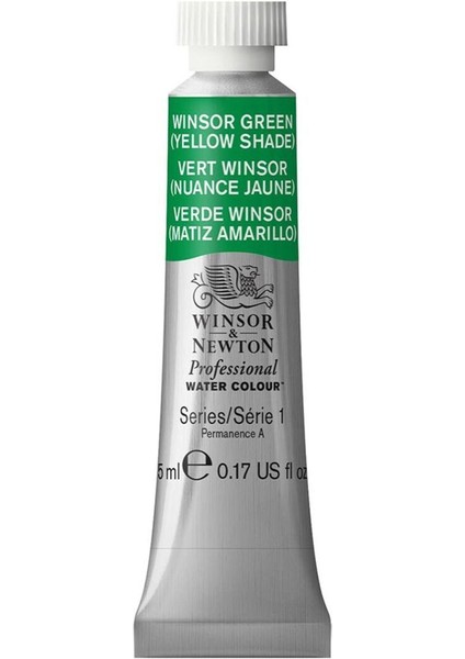 Professional Sulu Boya 5ml Winsor Green (Yellow S) 721 S.1